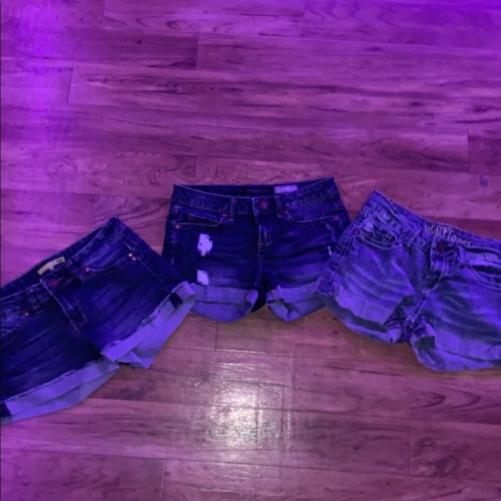 bundle of jean shorts
